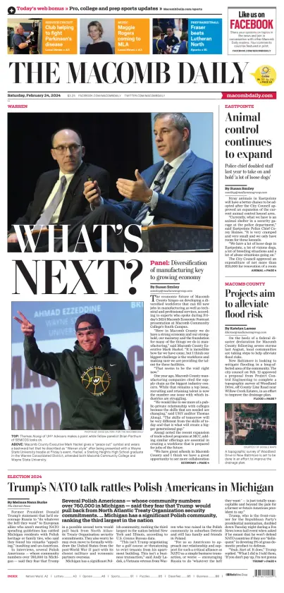 Cover of The Macomb Daily