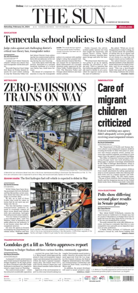 Cover of The Sun (San Bernardino)