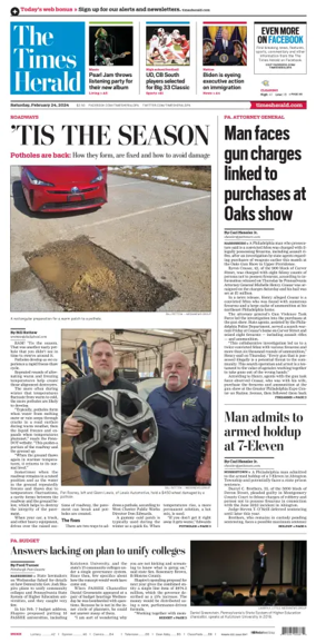 Cover of The Times Herald (Norristown, PA)