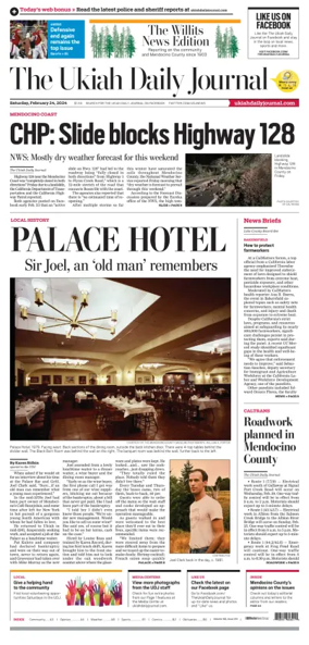 Cover of The Ukiah Daily Journal