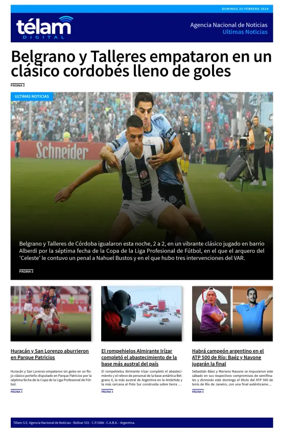 Cover of Telam - Noticias