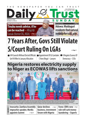 Cover of Sunday Trust