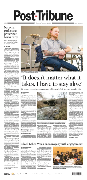 Cover of Post-Tribune (Sunday)