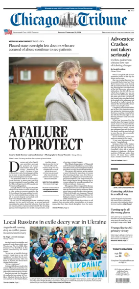 Cover of Chicago Tribune (Sunday)