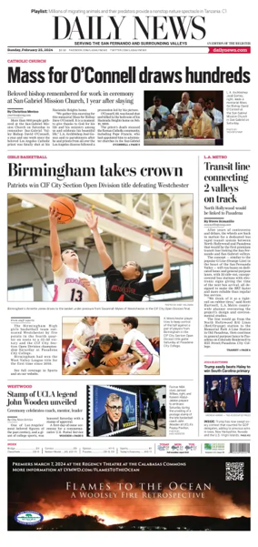 Cover of Daily News (Los Angeles)