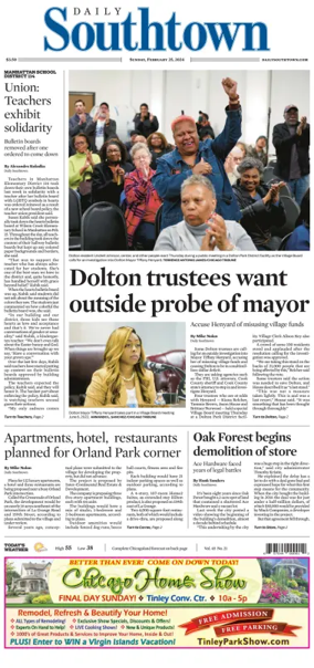 Cover of Daily Southtown (Sunday)