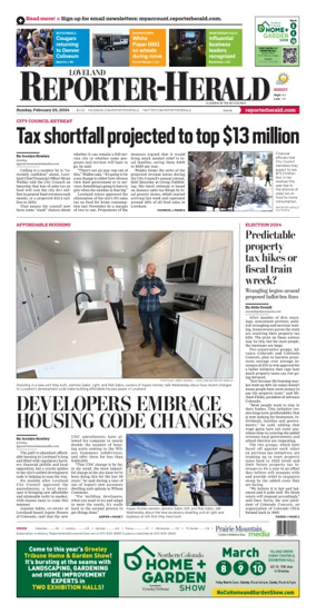 Cover of Loveland Reporter-Herald