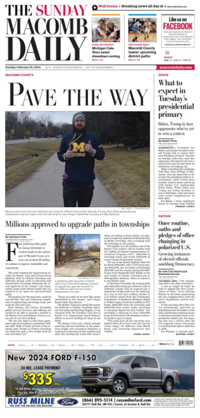 Cover of The Macomb Daily