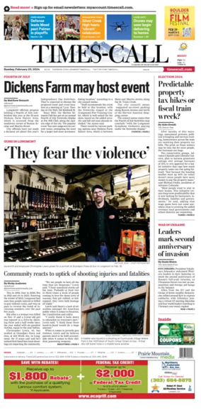 Cover of Times-Call (Longmont)