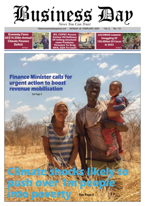 Cover of Business Day (Ghana)