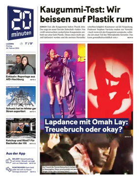 Cover of 20 Minuten - Luzern