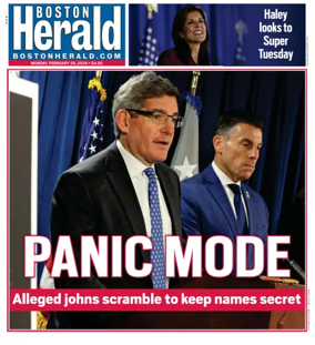 Cover of Boston Herald