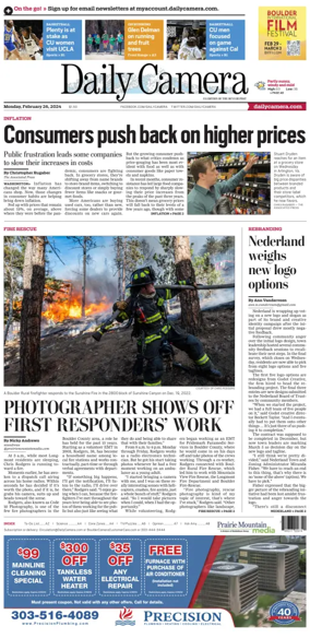 Cover of Daily Camera (Boulder)