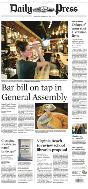 Cover of Daily Press