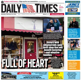 Cover of Daily Times (Primos, PA)