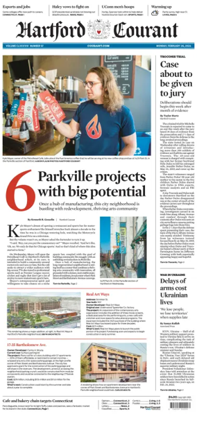 Cover of Hartford Courant