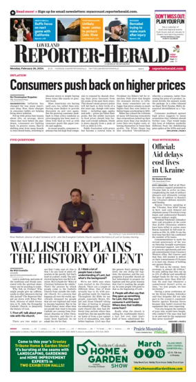 Cover of Loveland Reporter-Herald