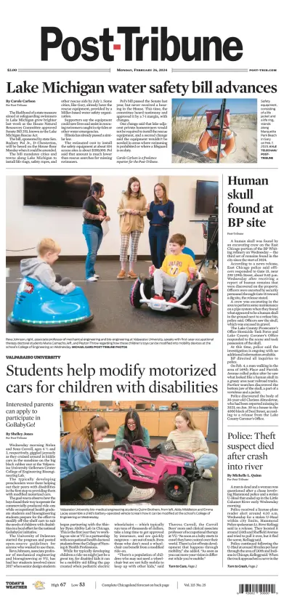 Cover of Post-Tribune