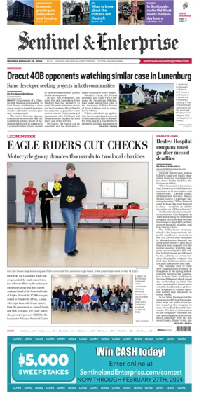 Cover of Sentinel & Enterprise