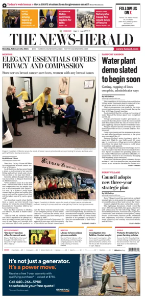 Cover of The News Herald (Willoughby, OH)