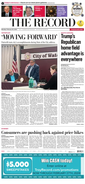 Cover of The Record (Troy, NY)