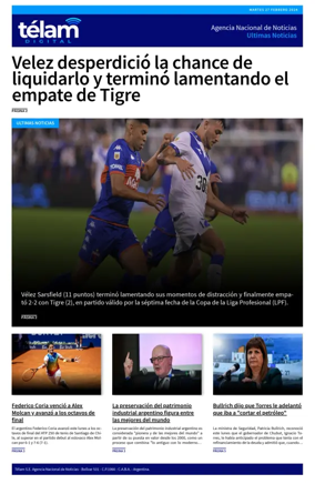 Cover of Telam - Noticias