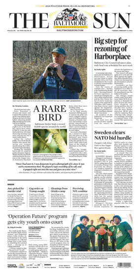 Cover of Baltimore Sun