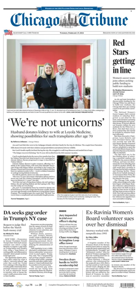 Cover of Chicago Tribune