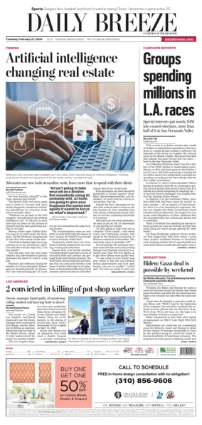 Cover of Daily Breeze (Torrance)