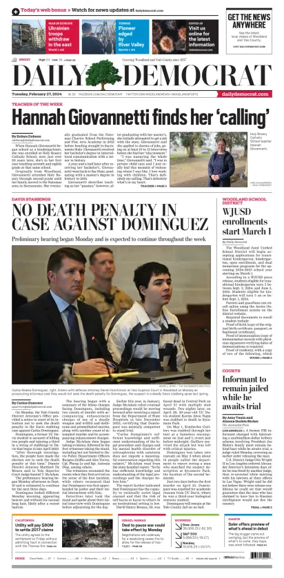 Cover of Daily Democrat (Woodland)