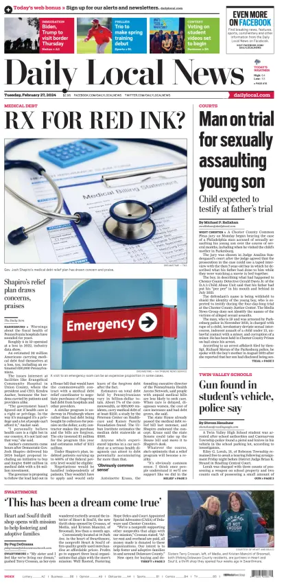 Cover of Daily Local News (West Chester, PA)