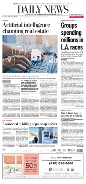 Cover of Daily News (Los Angeles)