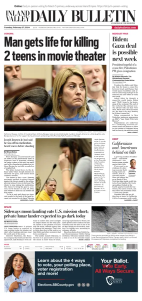 Cover of Inland Valley Daily Bulletin