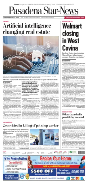 Cover of Pasadena Star-News
