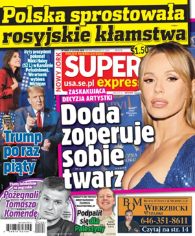 Cover of Super Express Nowy Jork