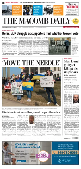 Cover of The Macomb Daily