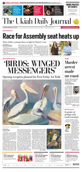 Cover of The Ukiah Daily Journal