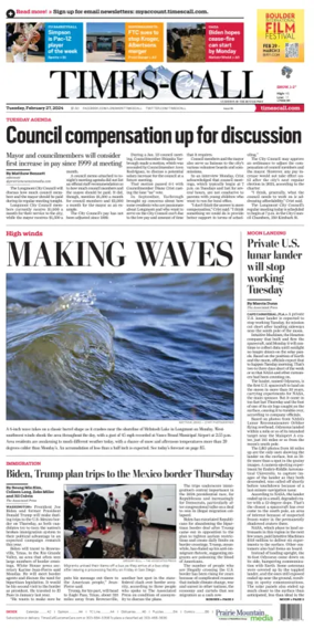 Cover of Times-Call (Longmont)