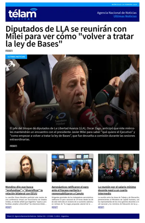 Cover of Telam - Noticias