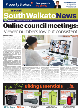 Cover of South Waikato News
