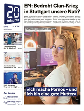 Cover of 20 Minuten - Luzern