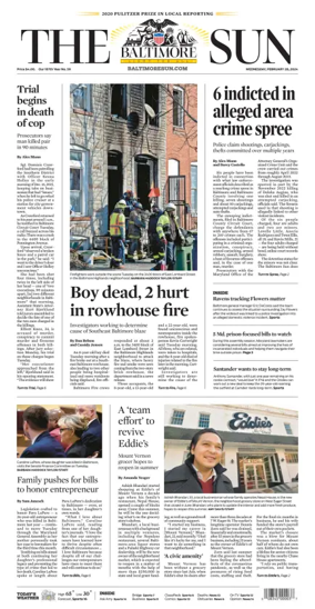 Cover of Baltimore Sun