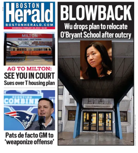 Cover of Boston Herald