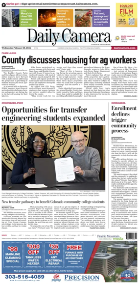 Cover of Daily Camera (Boulder)