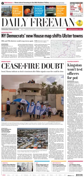 Cover of Daily Freeman (Kingston, NY)