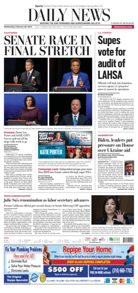 Cover of Daily News (Los Angeles)