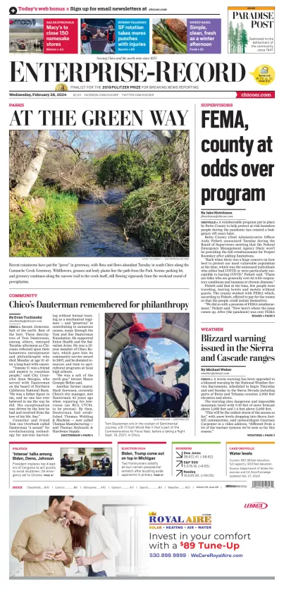 Cover of Enterprise-Record (Chico)