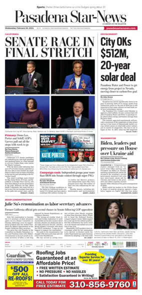 Cover of Pasadena Star-News