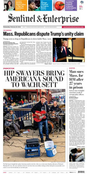 Cover of Sentinel & Enterprise