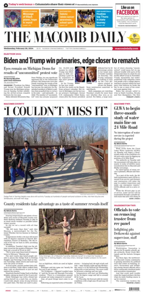 Cover of The Macomb Daily